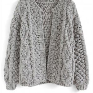 Chicwish Wintry Morning cardigan